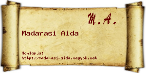 Madarasi Aida névjegykártya